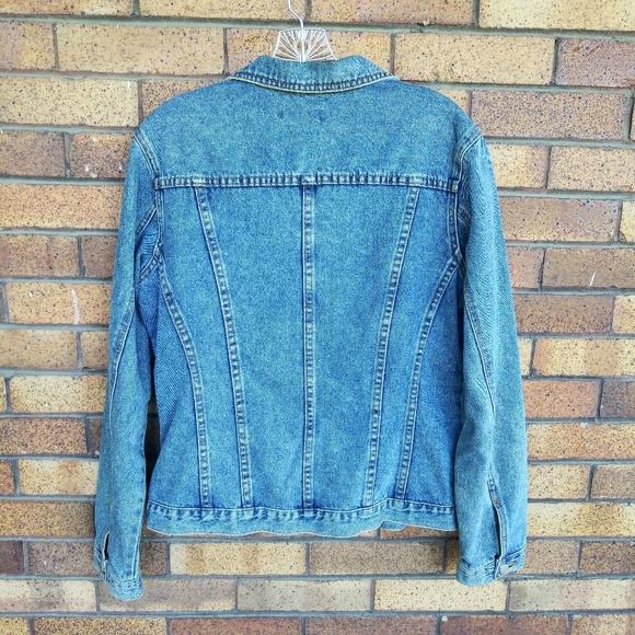 For Joseph Blue Denim Trucker Jacket Cotton Large - Picture 4 of 7